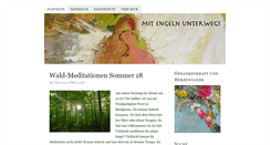 Desktop Screenshot of mit-engeln-unterwegs.de